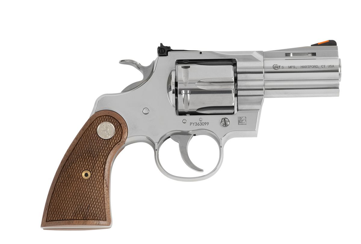 Colt Mfg PYTHONSP2WCTS 357 Mag/38 Special 6 Shot 2.50in Stainless Recessed view 3