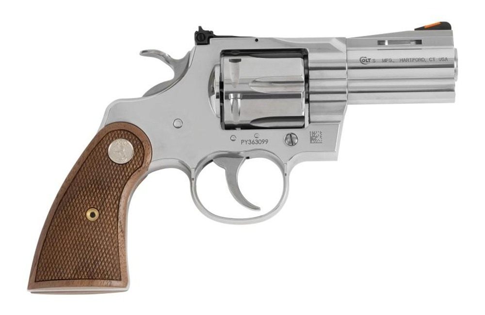 Colt Mfg PYTHONSP2WCTS 357 Mag/38 Special 6 Shot 2.50in Stainless Recessed view 4