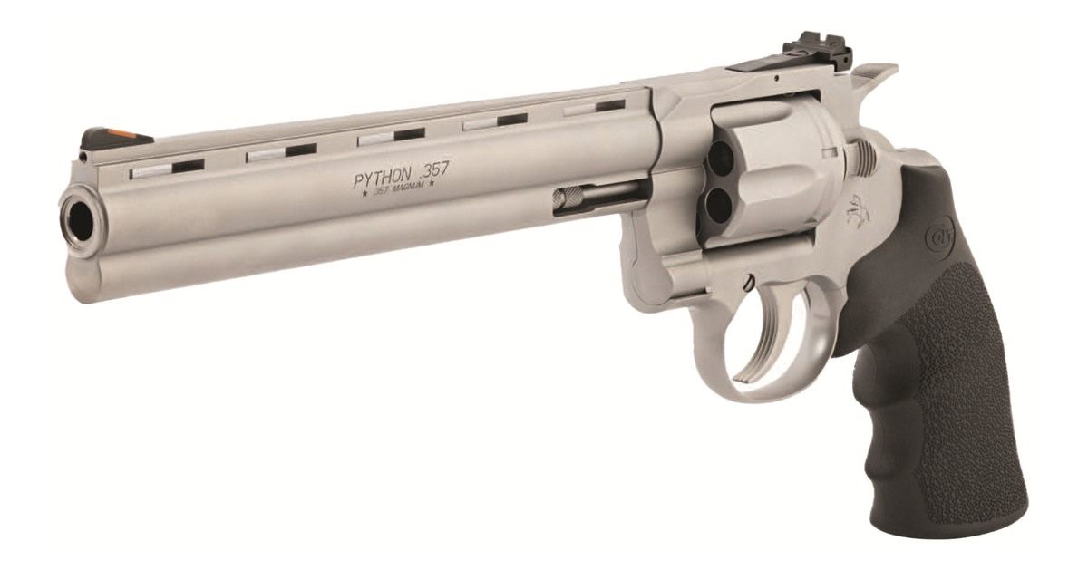 Colt Mfg PYTHONSM8RTS 357 Mag/38 Special 6 Shot 8in Bead Blasted Vent Rib B view 3