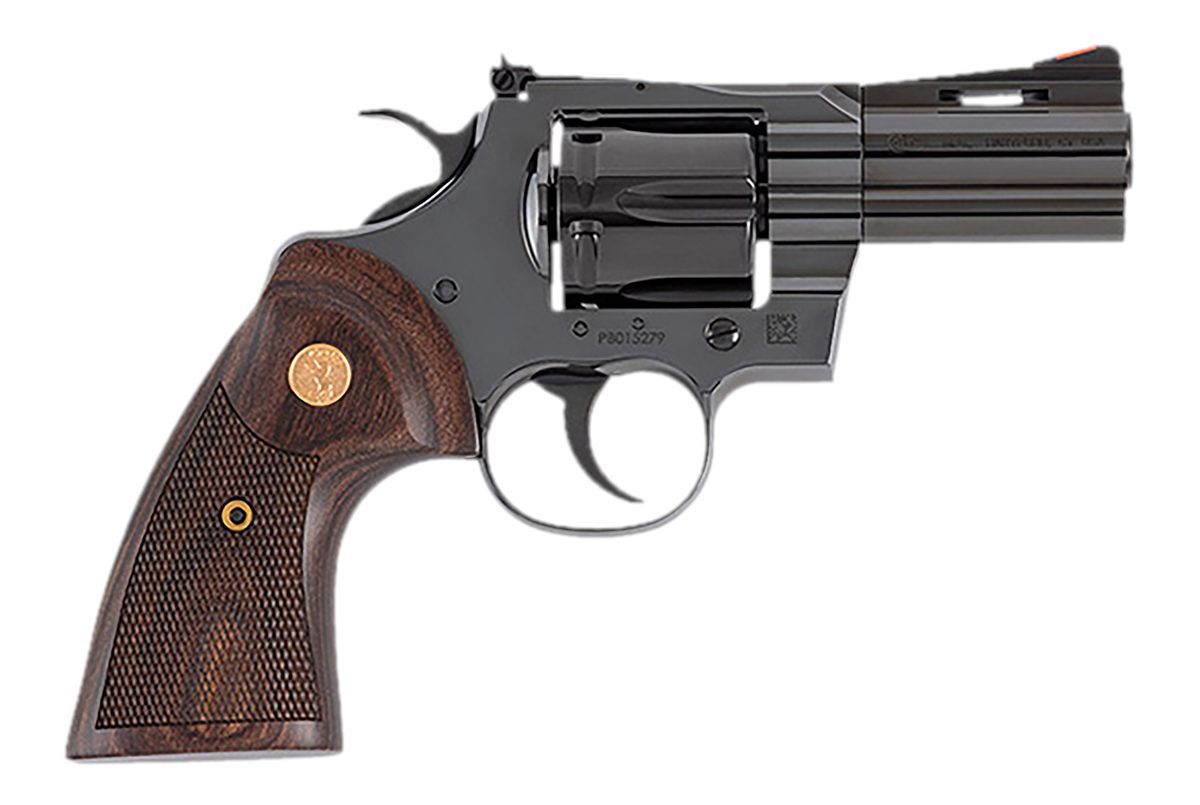 Colt Mfg PYTHONBP3WTS 357 Mag/38 Special 6 Shot 3in Blued Carbon Steel Vent