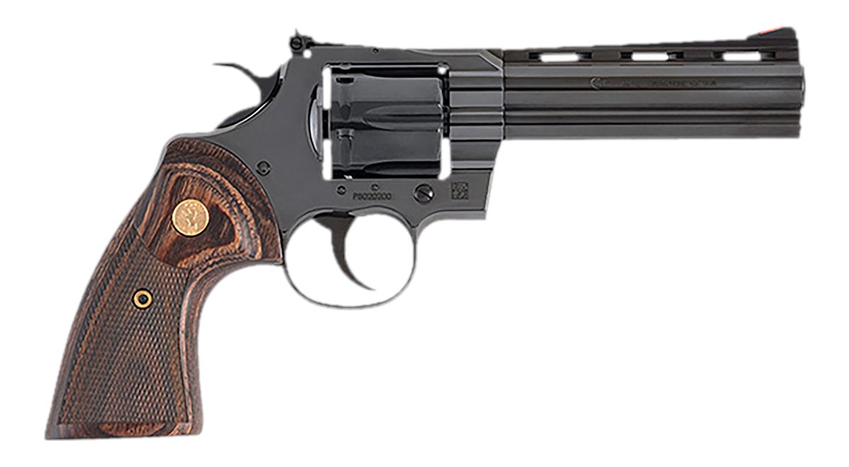 Colt Mfg PYTHONBP5WTS 357 Mag38 Special 6 Shot 5in Blued Carbon Steel Vent