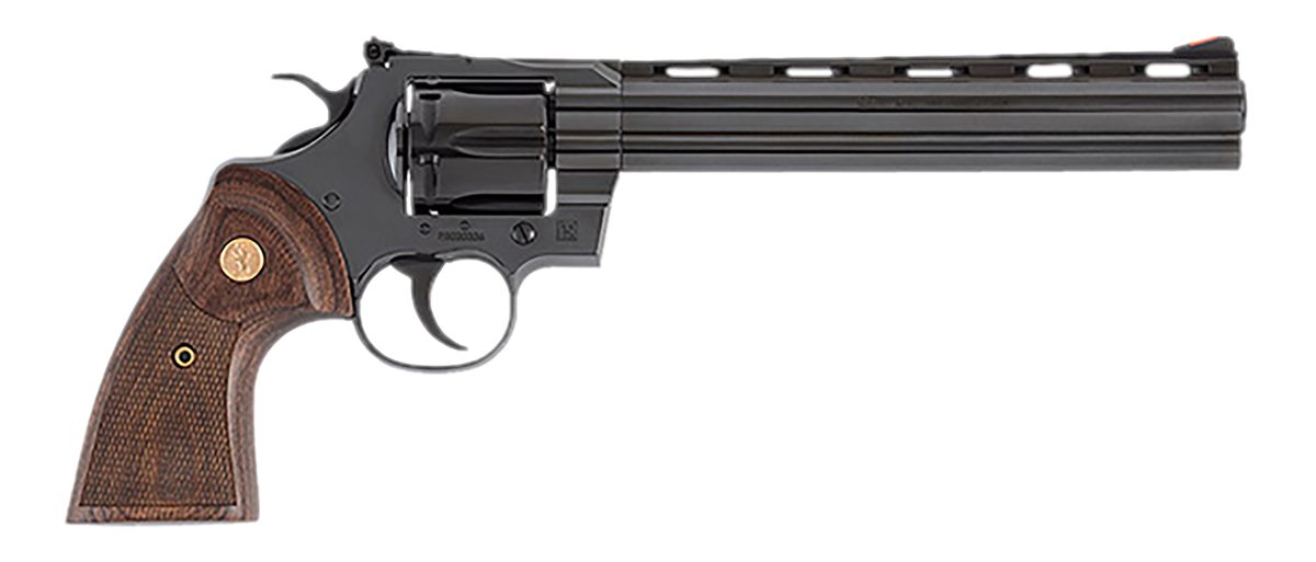 Colt Mfg PYTHONBP8WTS 357 Mag/38 Special 6 Shot 8in Blued Carbon Steel Vent
