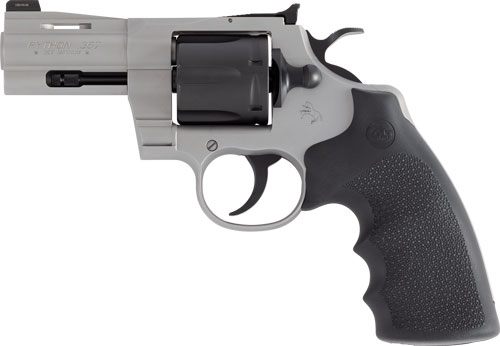 Colt's Manufacturing PYTHON 357MAG 3in TWO-Tone Matte With Hogue Grips (Tal view 2