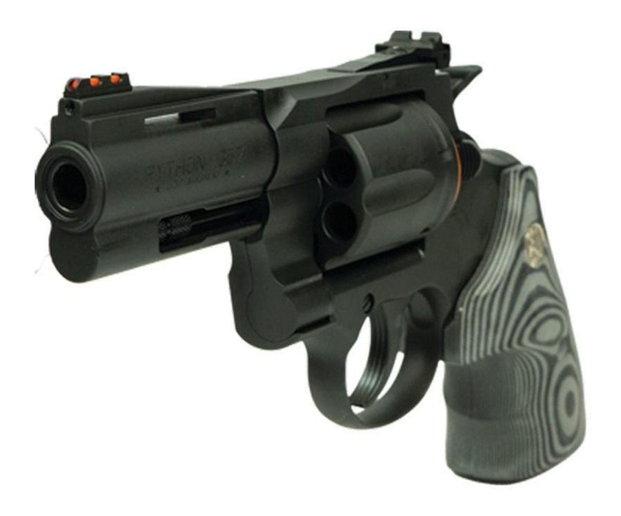 Colt Mfg PYTHONBM3FO 357 Mag/38 Special 6 Shot 3in Matte Blued Vent Rib Car view 3