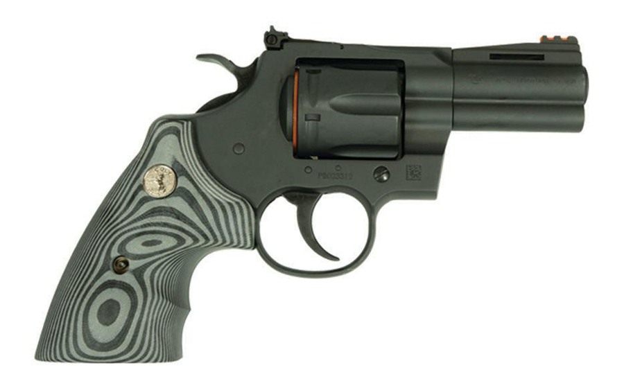 Colt Mfg PYTHONBM3FO 357 Mag/38 Special 6 Shot 3in Matte Blued Vent Rib Car view 4