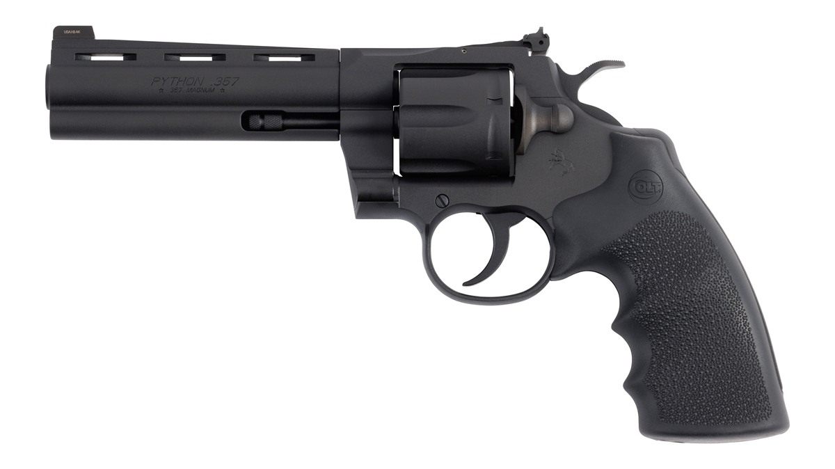 Colt Mfg PYTHONBM5RNS 357 Mag/38 Special 6 Shot 5in Matte Blued Vent Rib Ca