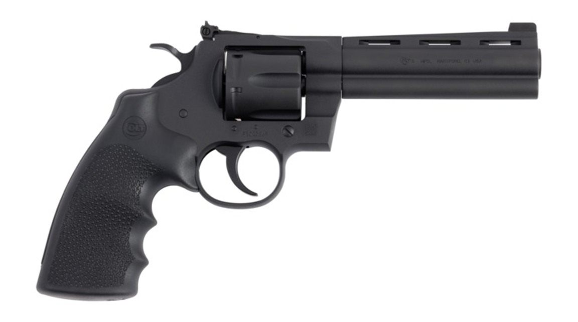 Colt Mfg PYTHONBM5RNS 357 Mag/38 Special 6 Shot 5in Matte Blued Vent Rib Ca view 2