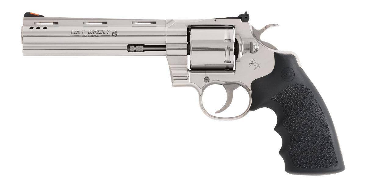 Colt's Manufacturing Mfg GRIZZLYSP6RTS 357 Mag 6 Shot 6in Stainless Ported
