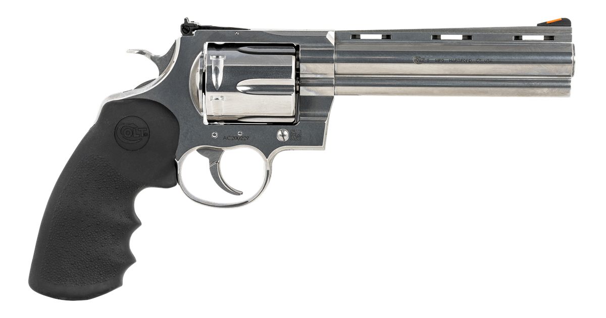 Colt Mfg ANACONDASP6RTS 44 Mag 6 Shot 6in Stainless Recessed Target/Vent Ri