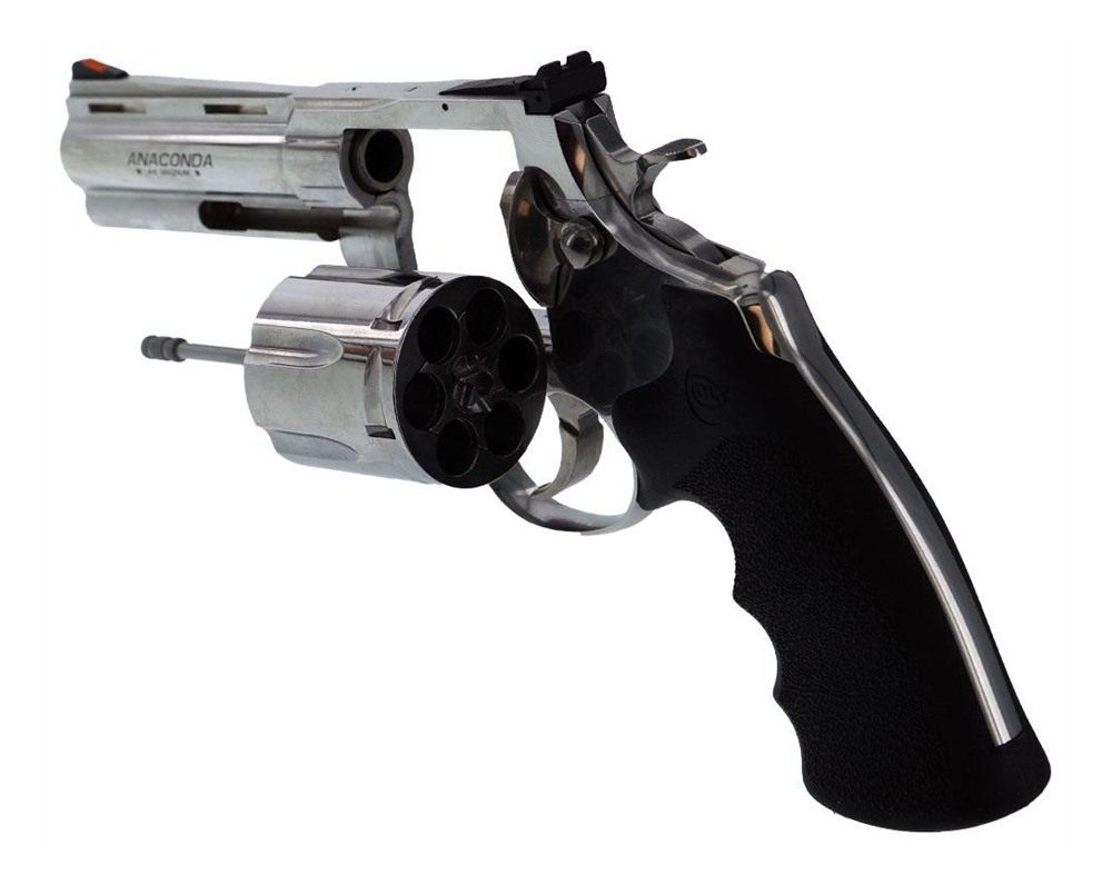 Colt Mfg ANACONDASP4RTS 44 Mag 6 Shot 4.25in Stainless Barrel, Cylinder Bla view 2