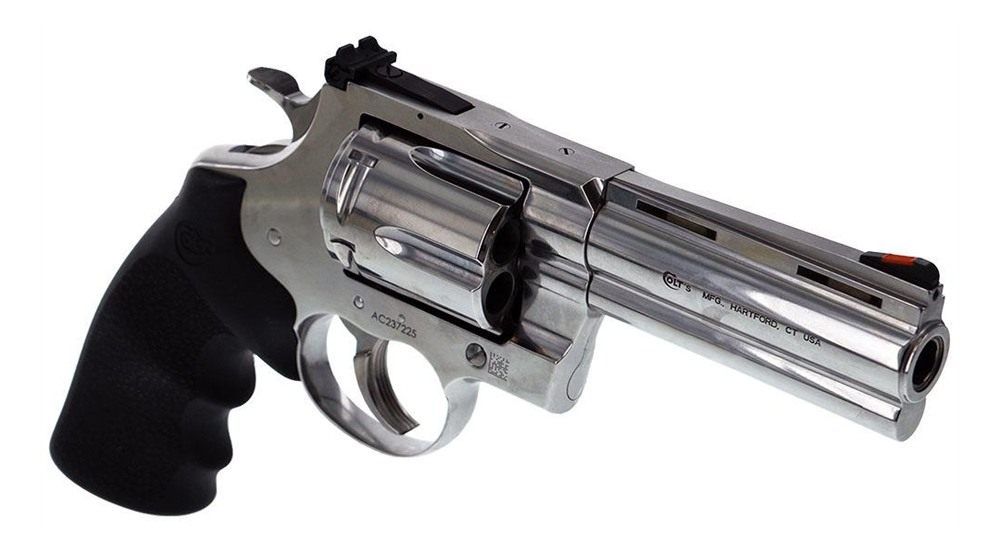 Colt Mfg ANACONDASP4RTS 44 Mag 6 Shot 4.25in Stainless Barrel, Cylinder Bla view 4