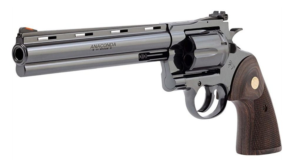 Colt Mfg ANACONDABP8WTS Large 44 Mag 6 Shot 8in Blued Vent Rib Barrel, Cyli view 3