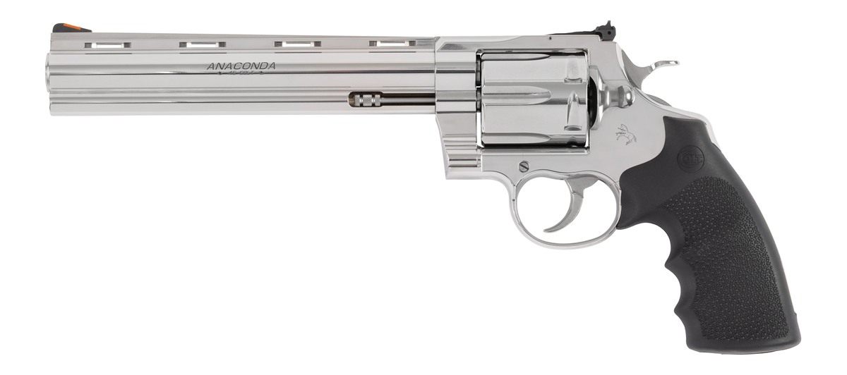 Colt Mfg ANACONDASP8RTS45C 45 (Long 6rd Shot 8in Stainless Vent Rib Barrel