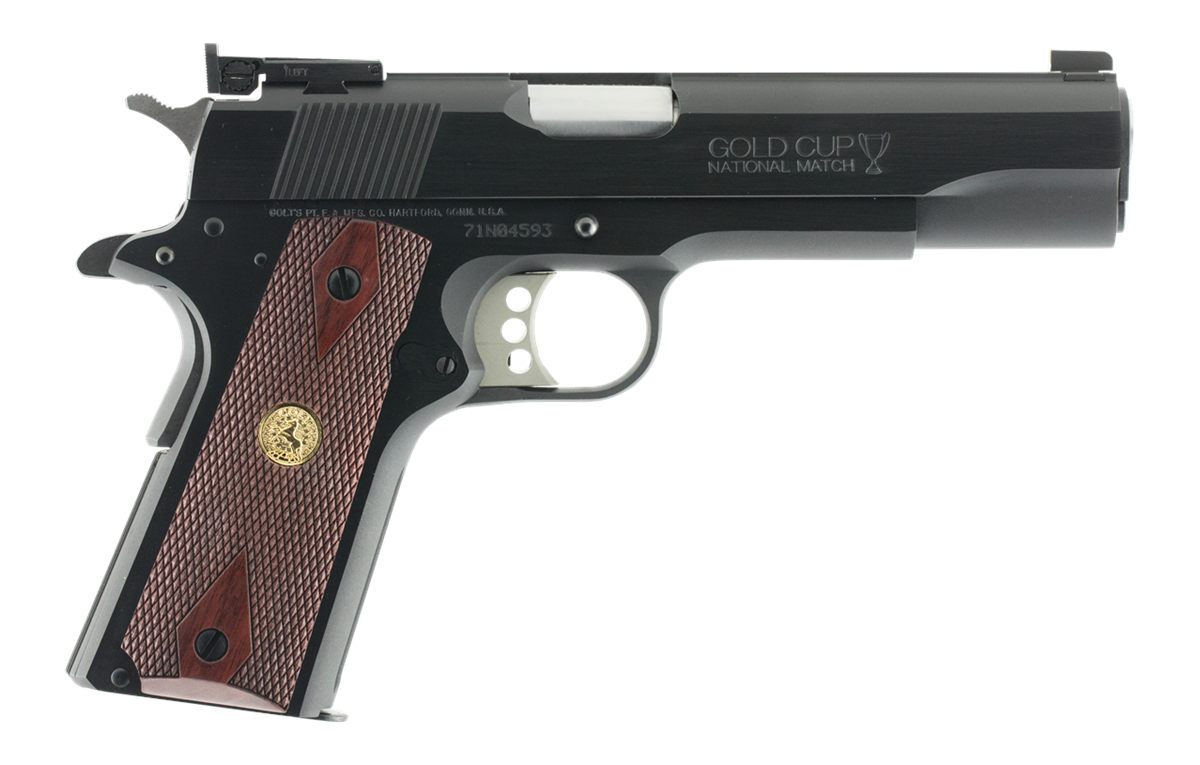 Colt Mfg O5870A1 Gold Cup Natonal Match 45 ACP 8+1 5in Stainless National B