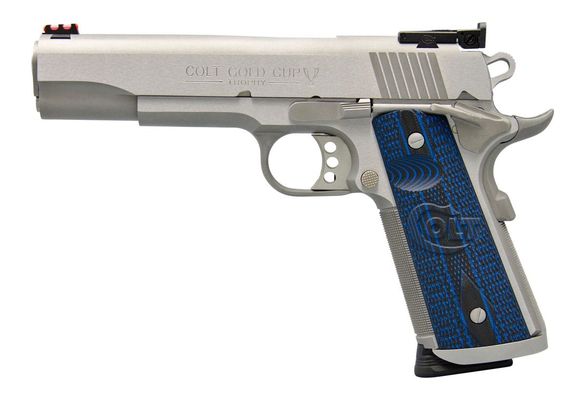 Colt Mfg O5070XE Gold Cup Trophy 45 ACP 8+1 5in Steel Barrel, Stainless Ser