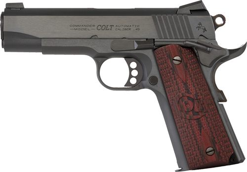 Colt Mfg O4940XE Commander Combat 45 ACP 8+1 4.25in Black Steel Barrel, Blu view 3