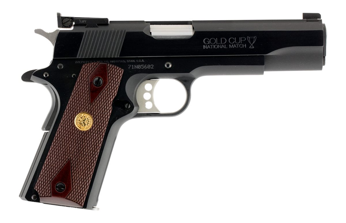 Colt Mfg O5872A1 Gold Cup National Match 9mm Luger 9+1, 5in Stainless Barre