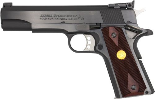 Colt Mfg O5872A1 Gold Cup National Match 9mm Luger 9+1, 5in Stainless Barre view 2