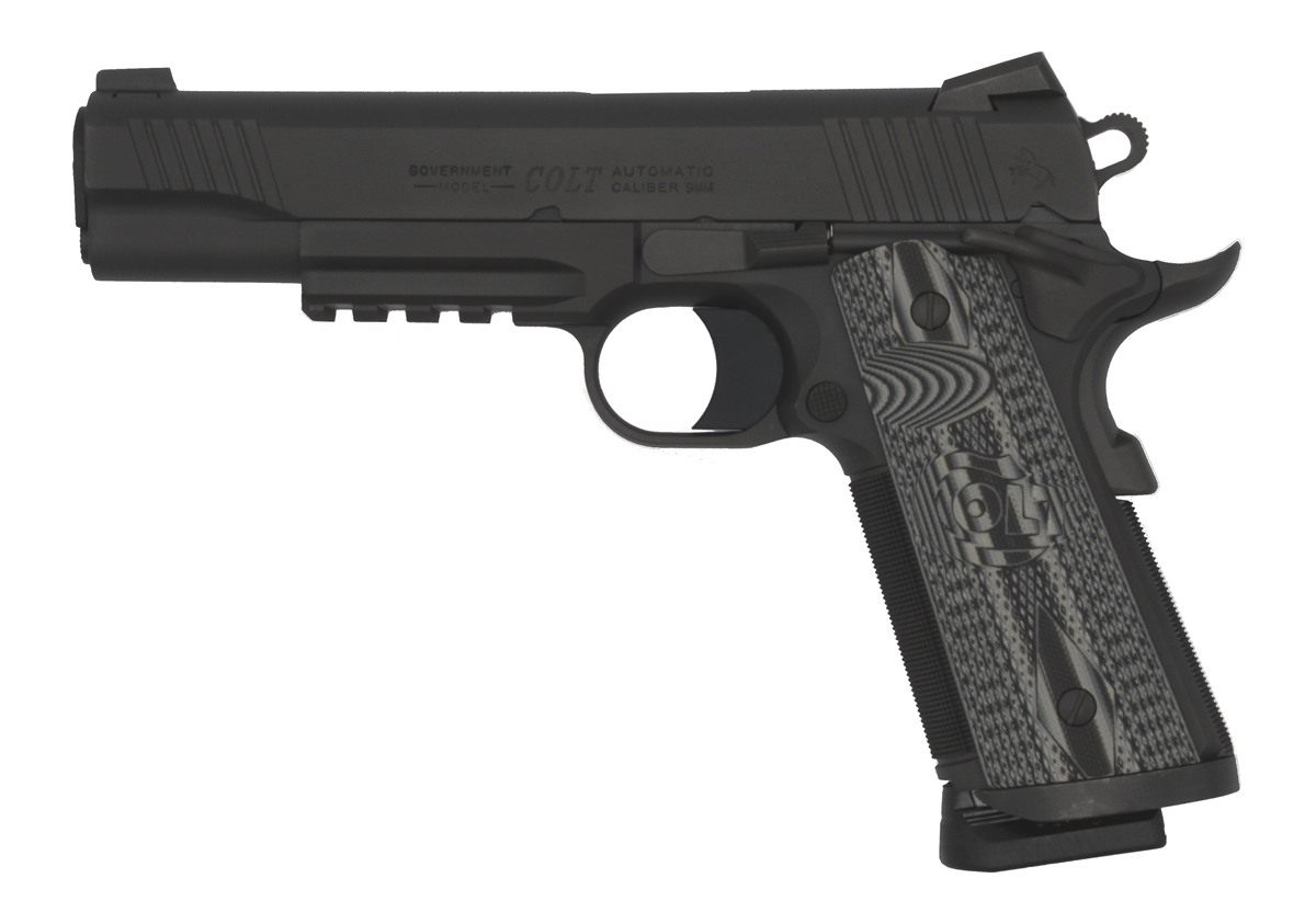Colt Mfg O1082RGCCU CCU Rail Government 9mm Luger 9+1 5in National Match Ba view 2
