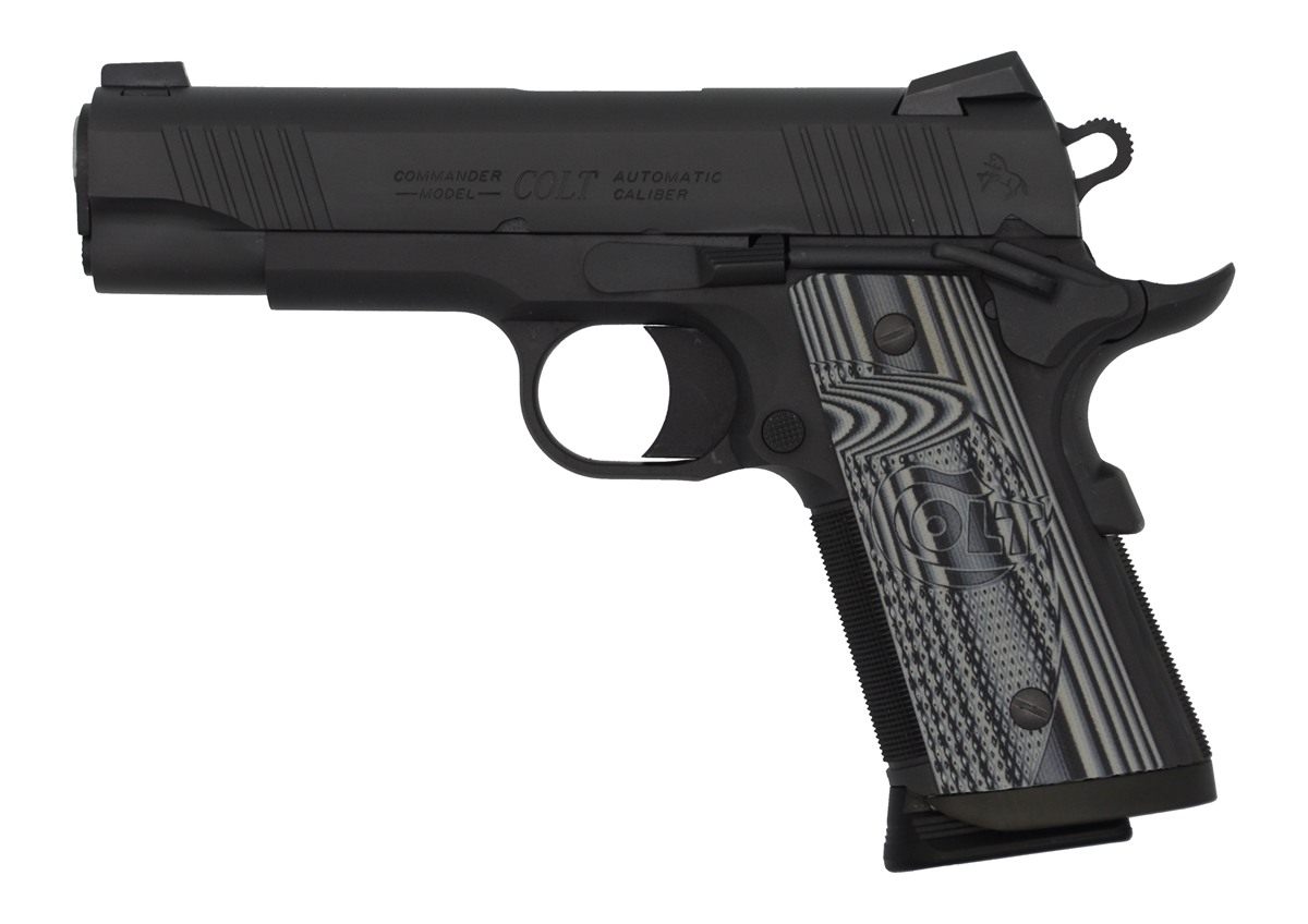 Colt Mfg O9840CCU 1911 Commander Combat Unit 45 ACP 4.25in 7+1 Black PVD St view 2