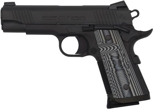 Colt Mfg O9840CCU 1911 Commander Combat Unit 45 ACP 4.25in 7+1 Black PVD St view 4