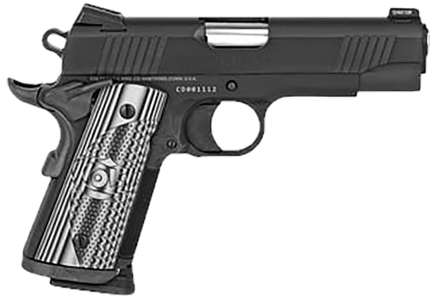 Colt Mfg O9842CCU 1911 Commander Combat Unit 9mm Luger 4.25in 9+1 Black PVD view 2