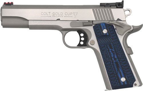 Colt Mfg O5072GCL Gold Cup Lite 9mm Luger 8+1 5in Stainless National Match view 2