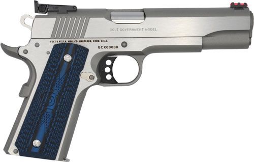 Colt Mfg O5072GCL Gold Cup Lite 9mm Luger 8+1 5in Stainless National Match view 3