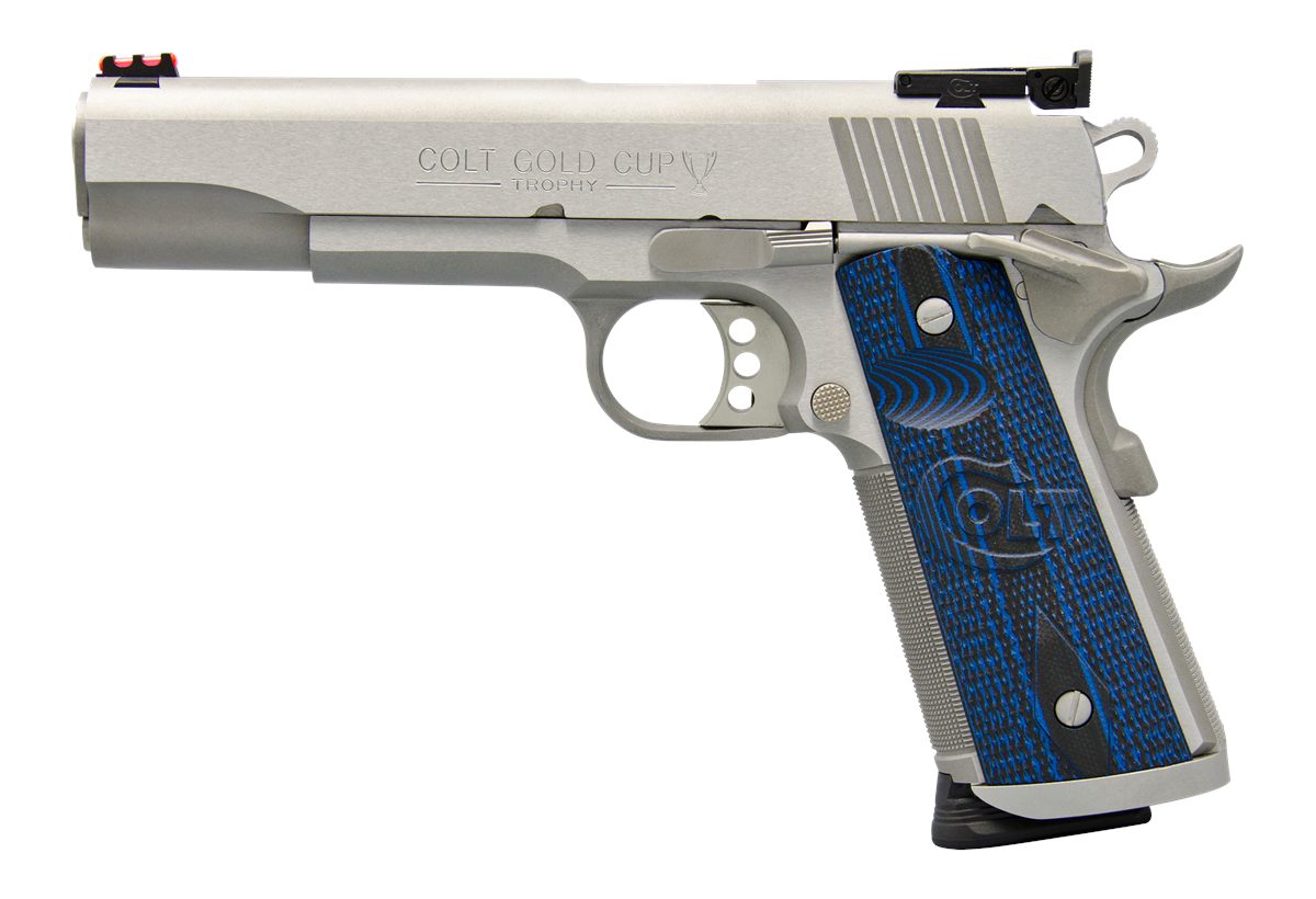 Colt Mfg O5073XE Gold Cup Trophy 38 Super 9+1 5in Stainless National Match