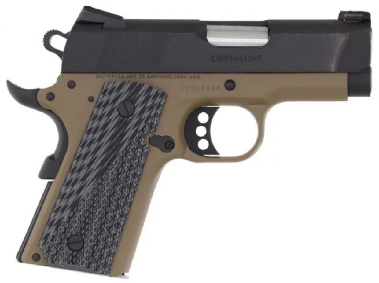 Colt Mfg O7800XEFDE Defender 45 ACP 7+1 3in Black Carbon Steel Serrated Sli view 2