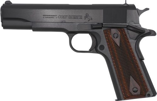 Colt Manufacturing Mfg O1911C38 1911 Government 38 Super 9+1 5in Blued Nati view 2