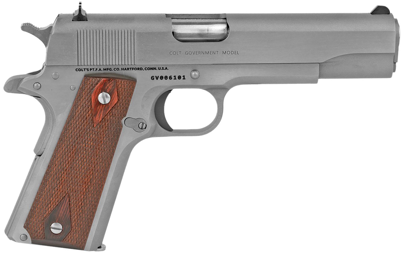 Colt Mfg O1911CSS38 1911 Government 38 Super 9+1 5in Stainless National Mat