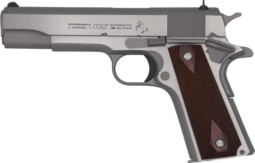 Colt Mfg O1911CSS38 1911 Government 38 Super 9+1 5in Stainless National Mat view 2