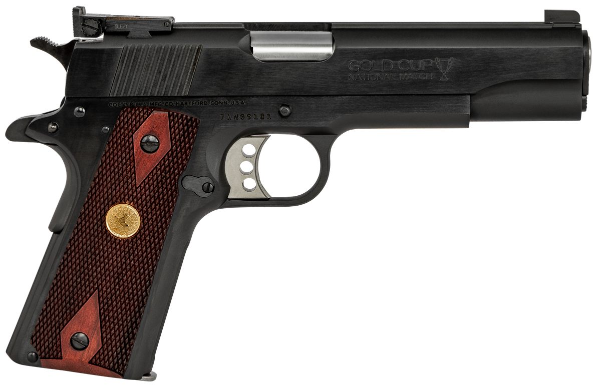 Colt Mfg O5873A1 1911 Gold Cup 38 Super Caliber with 5in National Match Bar