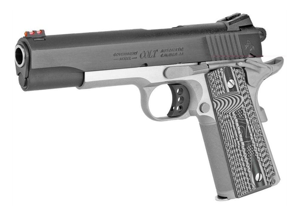Colt Competition 1911 Handgun .45 ACP 8rd Magazine 5in Barrel Two-Tone Stai view 2