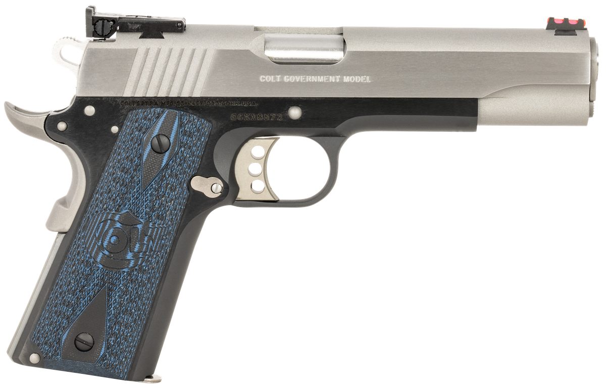 Colt Mfg O5970GCLTT Gold Cup Lite 45 ACP 8+1 5in Stainless National Match B view 2