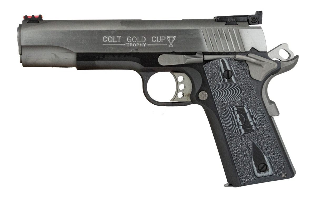 Colt Mfg O5970GCLTT Gold Cup Lite 45 ACP 8+1 5in Stainless National Match B view 3