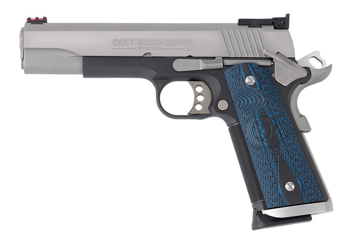 Colt's Manufacturing Mfg O5970XETT Gold Cup Trophy 45 ACP 8+1 5in Stainless