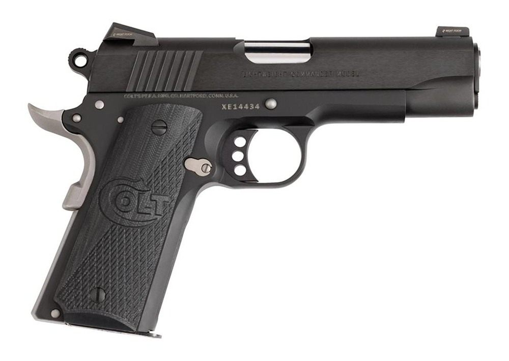 Colt Mfg O4840NC Night Commander 45 ACP 8+1 4.25in Blued Steel Barrel, Cera view 3