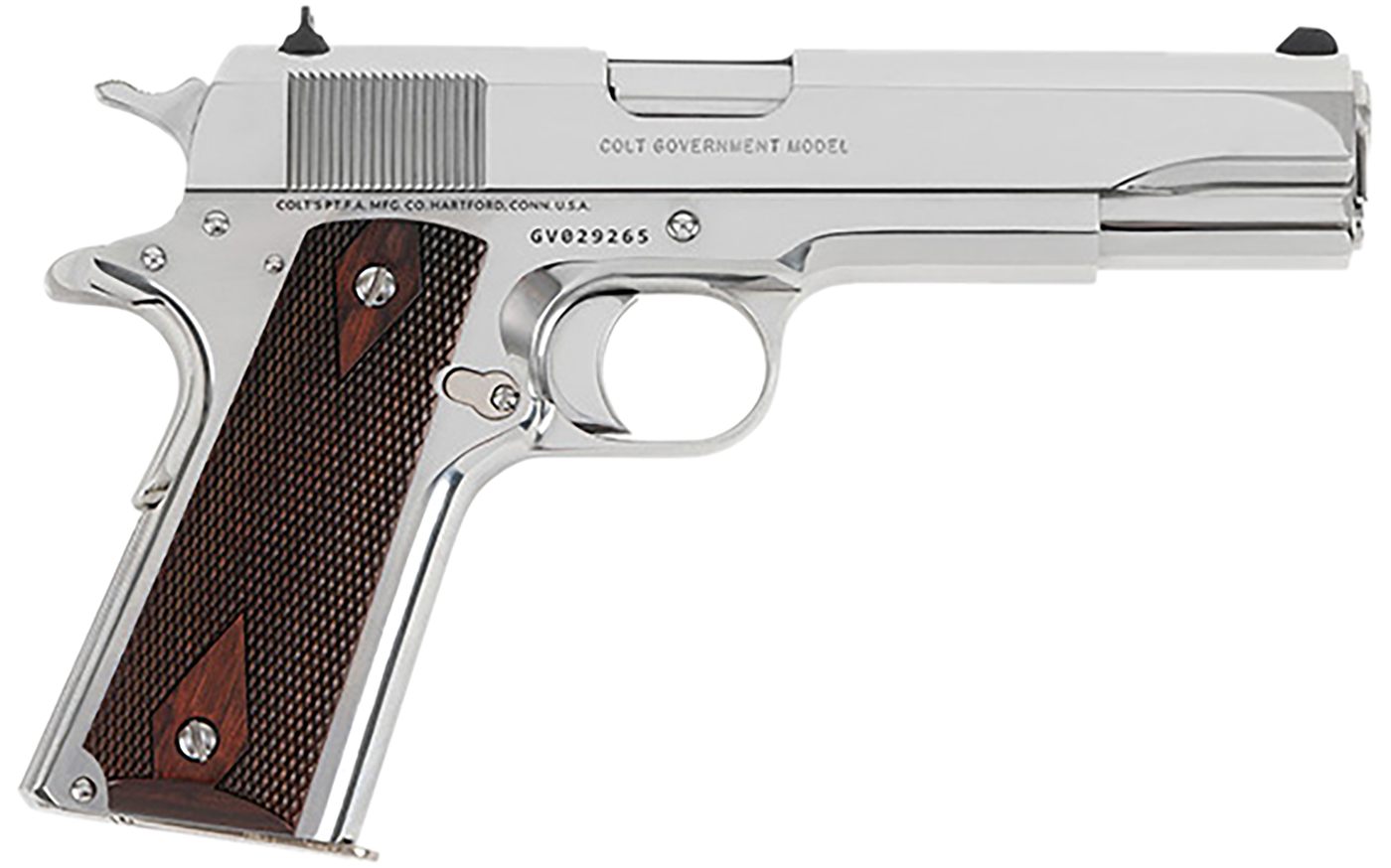 Colt Mfg O1911CBS 1911 Government 45 ACP 8+1 5in Stainless Steel Barrel, Br view 2