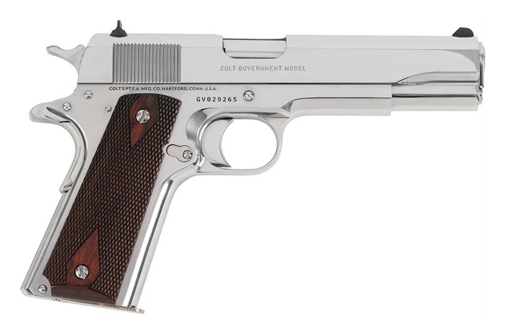Colt Mfg O1911CBS 1911 Government 45 ACP 8+1 5in Stainless Steel Barrel, Br view 5