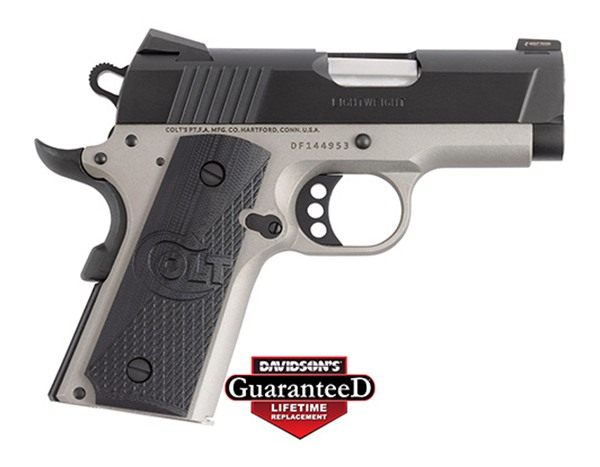 Colt Manufacturing Mfg O7000XETT Defender 45 ACP 7+1 3in Carbon Steel Slide view 3
