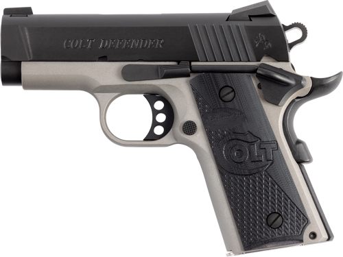 Colt Manufacturing Mfg O7000XETT Defender 45 ACP 7+1 3in Carbon Steel Slide view 4