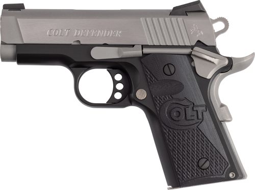 Colt Mfg O7800XETT Defender 45 ACP 7+1 3in Carbon Steel Slide, Aluminum w/B view 4