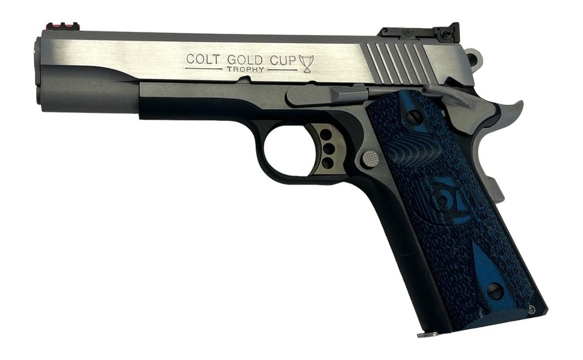 Colt Mfg O5973GCL-TT Gold Cup 38 Super 9+1 5in Stainless National Match Bar