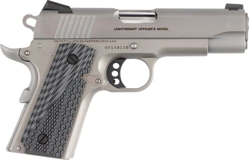 Colt Mfg O9840XE Officer Lightweight 45 ACP 7+1 4.25in Stainless Steel Barr view 4