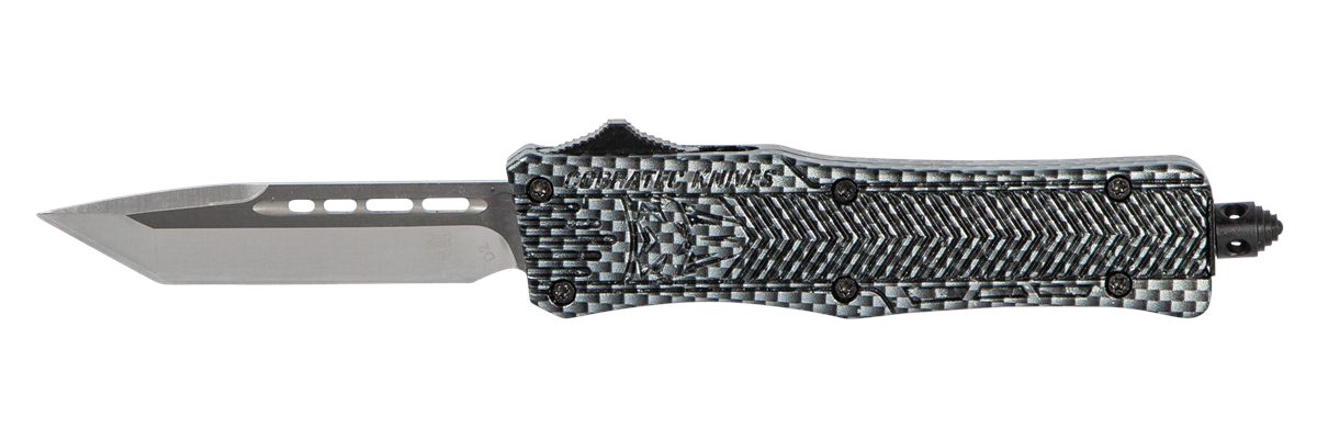 Cobra TEC Knives SCFCTK1STNS CTK-1 Small 2.75in OTF Tanto Plain D2 Steel Bl