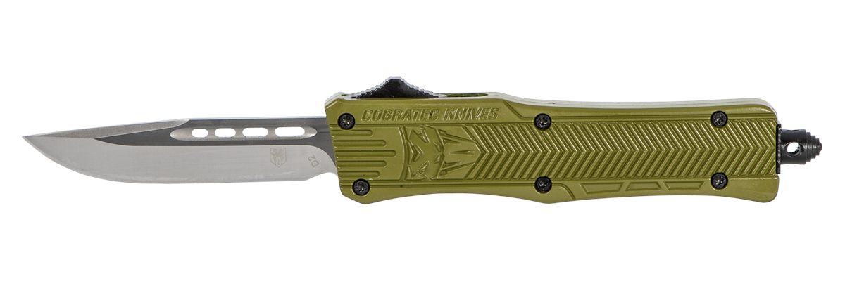 Cobra TEC Knives SODCTK1SDNS CTK-1 Small 2.75in OTF Drop Point Plain D2 Ste