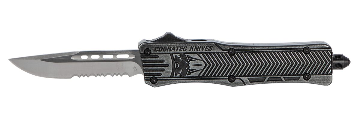 Cobra TEC Knives SSWCTK1SDS CTK-1 Small 2.75in OTF Part Serrated D2 Steel B
