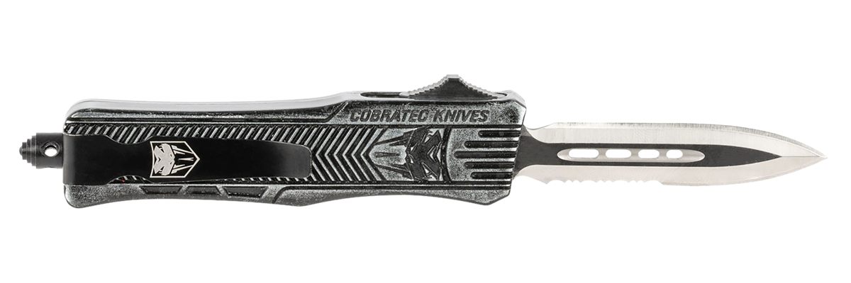 Cobra TEC Knives SSWCTK1SDAG1SS CTK-1 Small 2.75in OTF Dagger Part Serrated
